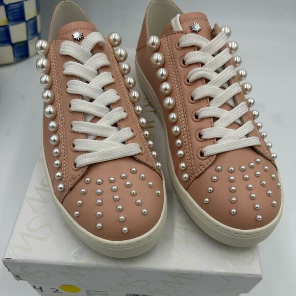 Women's Stuart Weitzman Goldie glam, convertible sneaker size 6 - Picture 1 of 10